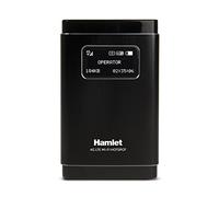 Hamlet HTSPT4GLTE - Router portatile Hot Spot 4G LTE portatile. Download 100 Mbps / Upload 50 Mbps. Display OLED
