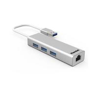 Hamlet XHUB330LAN Hub 3 X SuperSpeed Usb 3.0 + 1000Base-T Desktop Hub Usb