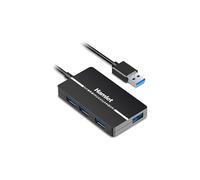 Hamlet Hub USB 3.0 Black 4 porte XHUB 04U3