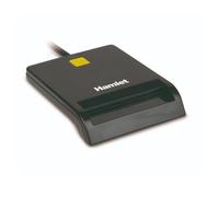 HAMLET - HUSCR311C Lettore di Smart Card Chip / ATM / SIM per Firma Digitale Interfaccia USB 3.1 - Nero