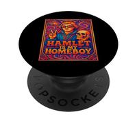 Hamlet My Home Boy Shakespeare Meme con slogan umoristico PopSockets PopGrip Adesivo