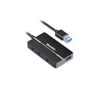 HAMLET - NETWORKING - XHUB-04U3P hub di interfaccia USB 3.2 Gen 1 (3.1 Gen 1) Type-A 5000 Mbit /s Nero