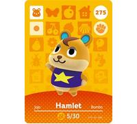 Hamlet - Nintendo Animal Crossing Happy Home Designer Amiibo Card - 275