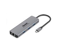 Hamlet Replicatore di Porte per Notebook Cablato USB Type-C Grigio - HDKC-PD200U