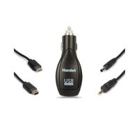 Hamlet Caricabatterie Kit Universale 4 in 1 con 4 Connettori 12-24V