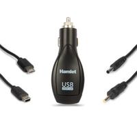 Hamlet Universal Kit alimentatore per auto per smartphone e tablet 4 in 1 con 4