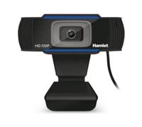 HAMLET - Webcam HWCAM720 con Risoluzione 1280 x 720 Pixel USB 2.0 Sensore Immagine CMOS Colore Nero