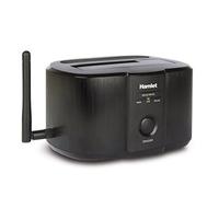 Hamlet Docking Station Wi fi per Hard Disk / SSD 2.5 e 3.5 Dual Bay - HXDDWIFI
