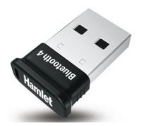 Hamlet Adattatore Baby Bluetooth usb classe 1, 50 metri colore nero