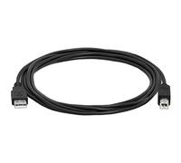 Hamlet Cavo e adattatore XCU2AM-BM18 cavo USB USB 2.0 1,8 m USB A USB B Nero