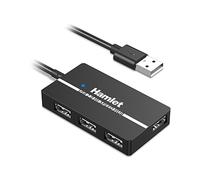 Hamlet XHUB-04U2 Hub Usb 2.0 Slim A 4 Porte Autoalimentato