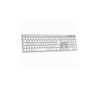Hamlet XKKITA-MCBT tastiera Universale Bluetooth Italiano Argento, Bianco