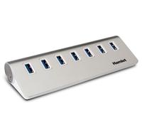 Hamlet - Xusb370ms 7 port usb hub 3.0 5gbps con alimentatore