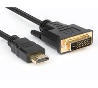 Hamlet XVCHDM-DV30 cavo video e adattatore 3 m HDMI Type A (Standard) DVI-D Nero - Nouvo