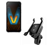 Hammer Blade V 5G nero + supporto Set con smartphone 5G robusto con standard e-SIM e supporto, perfetto per un utilizzo comodo sul campo e in