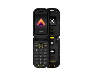 Hammer BOW 4G nero Telefono cellulare pieghevole 4G con certificazione IP68, resistente all'acqua e alla polvere, a prova di caduta da 1,5 m.