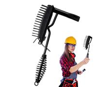 Hammer croinista: strumento di pulizia della saldatura con manico a molla, scorie in acciaio al carbonio Eliminatore | Chisle di saldatura a tiro con, scalpello disaccordo, punteggio scorie met