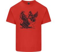 Hammer E Raven Vikings Maglietta Bambini Ragazzi Ragazze