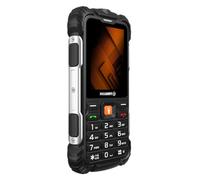 Hammer Forge Telefono cellulare outdoor senza contratto, batteria da 2300 mAh, 32 GB, display TFT da 2,4", tasti grandi, torcia, fotocamera da 2 MP, radio FM, USB-C, doppia SIM, IP68/MIL-STD-810H Nero
