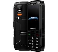 Hammer H Horizon LTE Telefono Rugged senza Contratto, Batteria 3000mAh, 64 GB, Display IPS 2,8", Tasti Grandi, Tasto SOS, Torcia, Fotocamera 2 MP, Radio FM, USB-C, Dual SIM, IP68/MIL-STD-810H, Nero