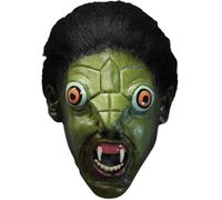 Hammer Horror Monsters The Reptile Mask Costume Accessorio Verde, Verde, Taglia