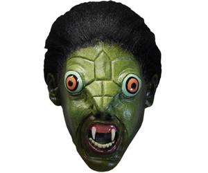 Hammer Horror Monsters The Reptile Mask Costume Accessorio Verde, Verde, Taglia