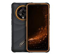 Hammer H Iron Telefono Cellulare da Esterno, Senza Contratto, 8/128 GB, 5G, Display da 6,56" a 120 Hz, 6050 mAh, Sony 65 MP, Android 15, NFC, Biometrici, Radio FM, Jack 3,5 mm, Dual-SIM, nero-orange