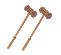 Hammer Manuale Massaggio Schiena in Legno, 2 Pezzi, Caffè | Autotrattamento, Portatile, per Ufficio e Viaggio, Allevia Fatica Muscolare, Strumento 2-in-1