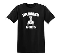 Hammer of The Gods T-Shirt - S to 3XL - Norse Odin Viking Ragnarok Valhalla Black XL