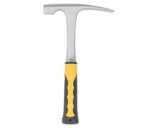 Hammer rocce geologico pick martello professionale in acciaio ad alto contenuto di carbonio resistente resistente per le miniere per le miniere di prospezione geologica con (Testa piatta)