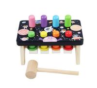 Hammer Toys - Giocattoli a per Bambini Piccoli, Beat Bank with Mallet Wooden Chop Mole Gioco | Giocattolo a per Bambini, abilità di Formazione in età prescolare mot