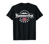 Hammerfest Norway City Travel Northern Adventure Maglietta