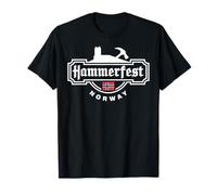 Hammerfest Norway City Travel Northern Adventure Maglietta