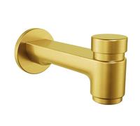Hammerhead - Beccuccio per vasca da bagno in ottone massiccio con deviatore a molla, lunghezza 17,3 cm, FNPT da 1/2" o 3/4" MNPT filettato per vasca da bagno, rubinetto per vasca da bagno resistente