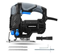 Hammerhead HAJS048 - Seghetto alternativo da 4,8 Amp da 3/4", con 2 lame da taglio per legno, velocità variabile e funzione orbitale