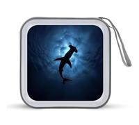 Hammerhead Shark CD Case Holder Portable 40 Capacità DVD Wallet Storage Organizer per Auto Viaggi, Stile:, Taglia unica