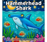 Hammerhead Shark Coloring Book: 50 Ocean-Themed Coloring Pages with Hammerhead Sharks, Sea Creatures, Coral Reefs, and Underwater Exploration For Kids