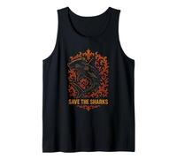 Hammerhead Shark Save the Sharks Retro Ocean Canotta