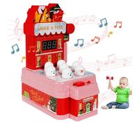 Hammering Toys - Martello E Giocattoli Multifunzionali, Panca Da Colpo Per I Bambini | Centro Di Attività In Legno Con Whack-a-Mole, Coordinamento Occhio Mano Giocattoli Educativi Di Precoc