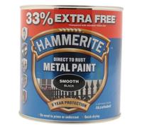 Hammerite 5158235 per Metallo, Colore: Nero, 1000 ml
