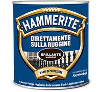 Hammerite Smalto Direttamente sulla ruggine – Brillante – Grigio 0,75 l
