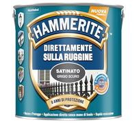 Hammerite Direttamente Sulla Ruggine Satinato Grigio Scuro 2,5 L