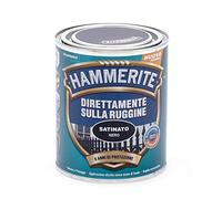 HAMMERITE DIRETTAMENTE SULLA RUGGINE SMALTO NERO EFFETTO SATINATO 0,750 L