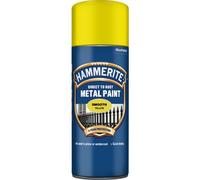 Hammerite Giallo Direct To Ruggine Spray Asciugatura Rapida Metal Vernice 400ml