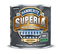 Hammerite Superia smalto metallo antiruggine interno e esterno, Ferromicaceo Grigio, 750 ml