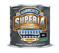 Hammerite Superia smalto metallo antiruggine interno e esterno, Ferromicaceo Nero, 2.5 L