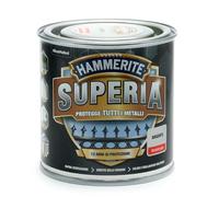 Hammerite Superia smalto metallo antiruggine interno e esterno, Metallizzato Argento, 250 ml