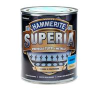 Hammerite Superia smalto metallo antiruggine interno e esterno, Metallizzato Argento, 750 ml