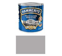 Hammerite Vernice protettiva per metallo, antiruggine, 0,7 l, colore: argento lucido