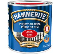 Hammerite Vernice protettiva per metallo, antiruggine, 0,7 l, colore: rosso lucido